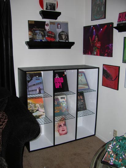 LP Record Storage Rack